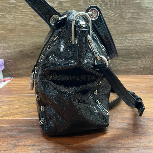 Michael Kors Black Handbag w/ Detachable Shoulder Strap - Picture 4 of 8